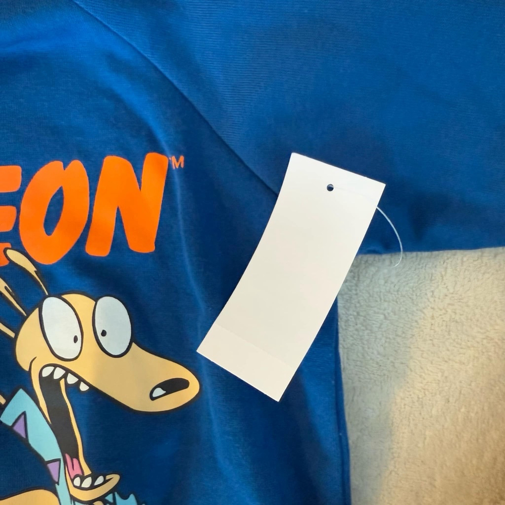 Women's Nickelodeon Sweatshirt XS Blue - Picture 6 of 7